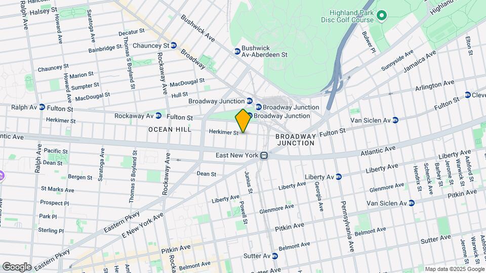 1482 Herkimer St Map and Location Details