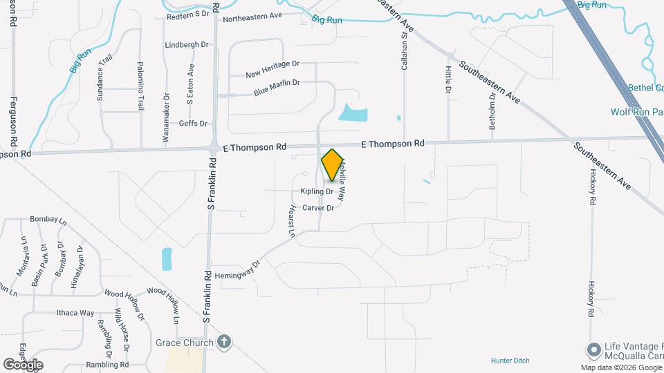 8836 Kipling Dr Map and Location Details