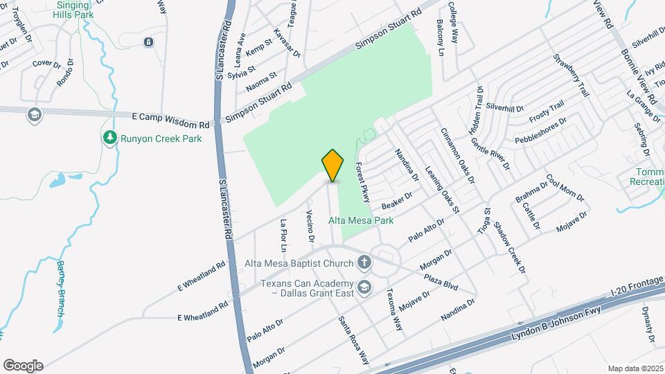 7106 Sierra Way Map and Location Details