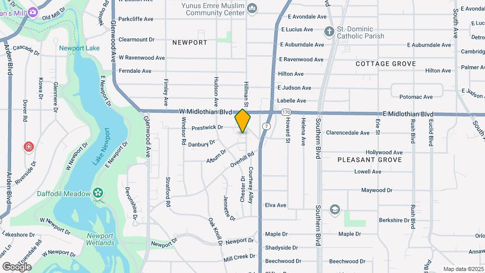 4020 Hillman Way Map and Location Details