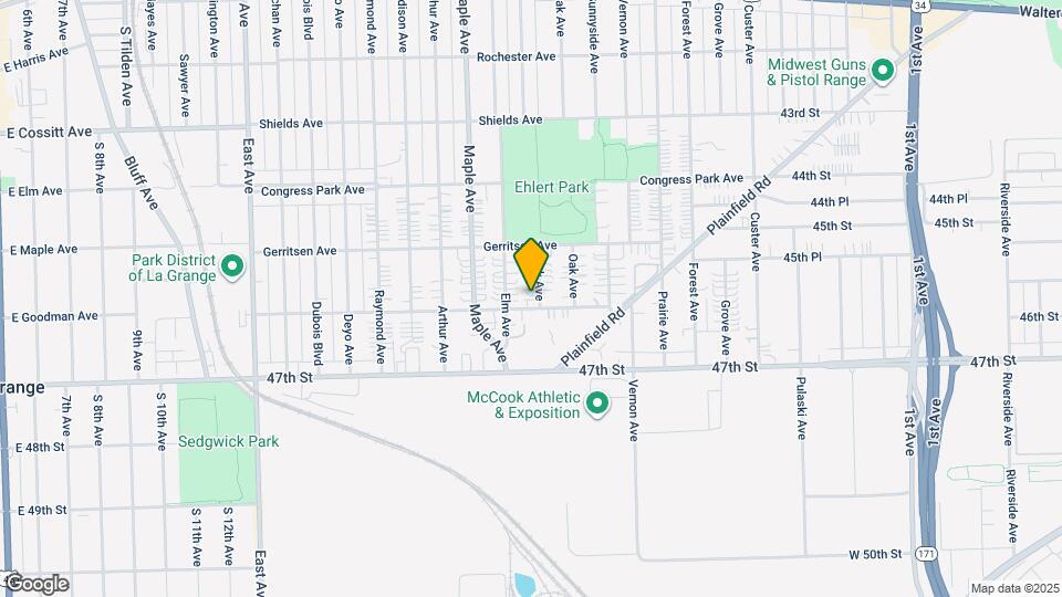 4540 Park Ave, Unit 4540 Park Ave 1F Map and Location Details