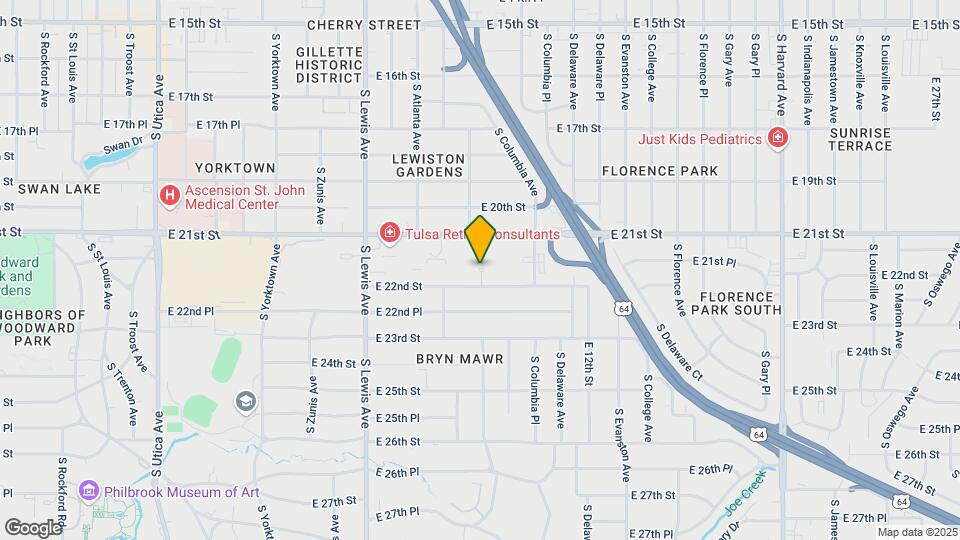 2114 S Birmingham Ct Map and Location Details