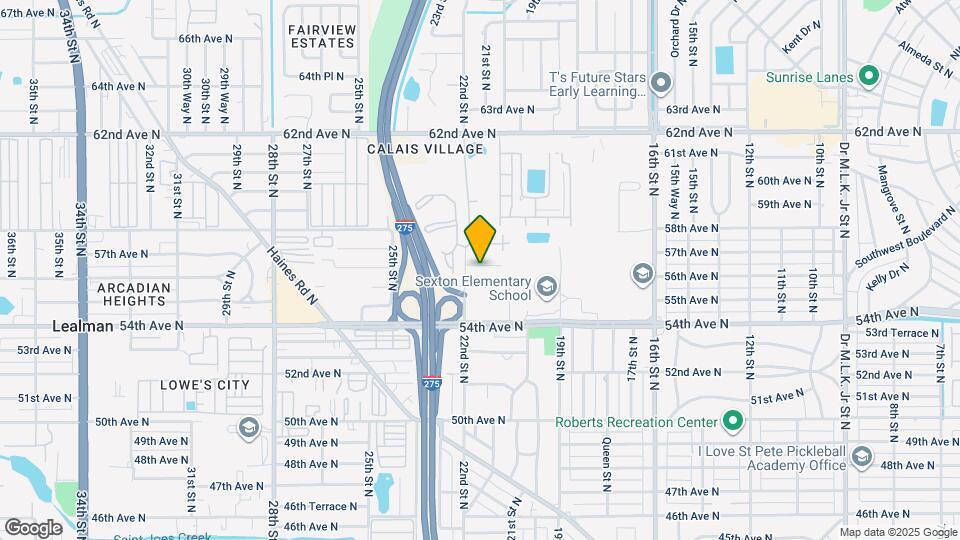 2110 57th Ave N Map and Location Details