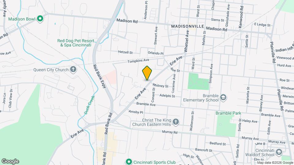 4419 Erie Ave, Unit 2 Map and Location Details