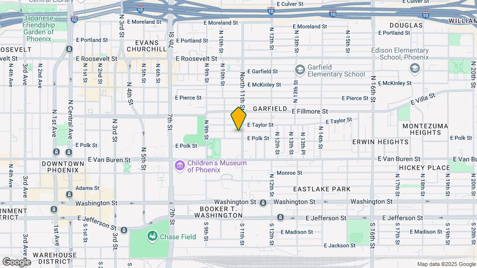 1026 E Polk St Map and Location Details