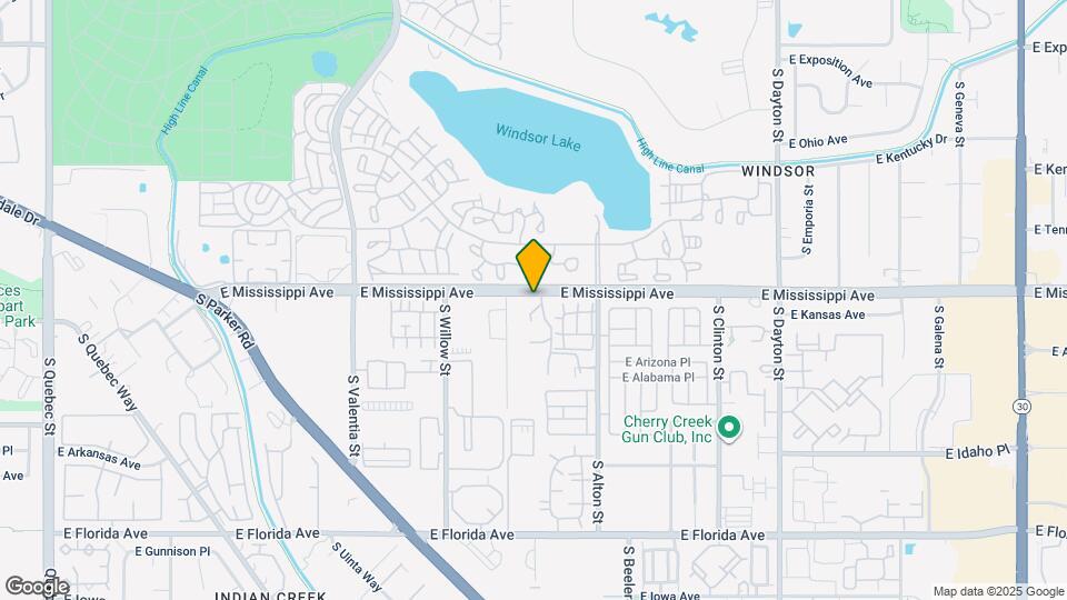 1101 S Yosemite Way Map and Location Details