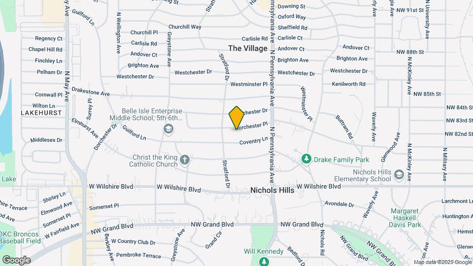 1720 Dorchester Pl Map and Location Details