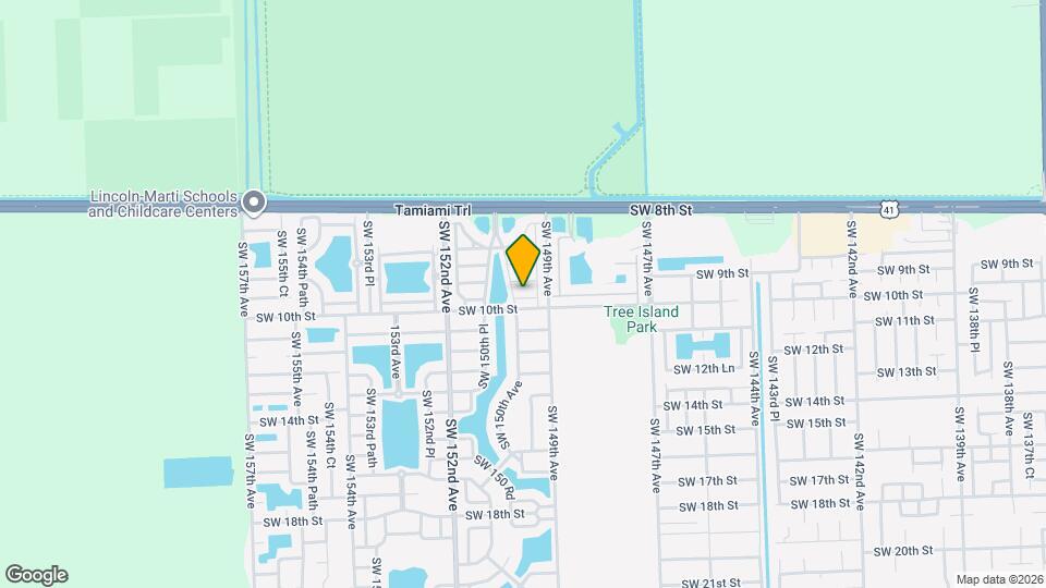 14959 SW 9th Way Map and Location Details