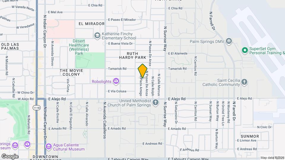 666 N Plaza Amigo Map and Location Details