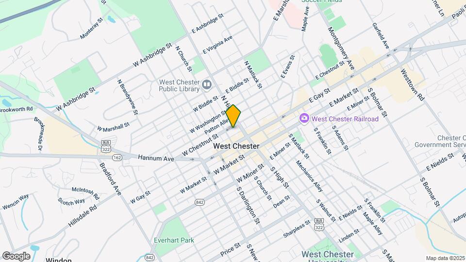 16 W Chestnut St, Unit Three Map and Location Details