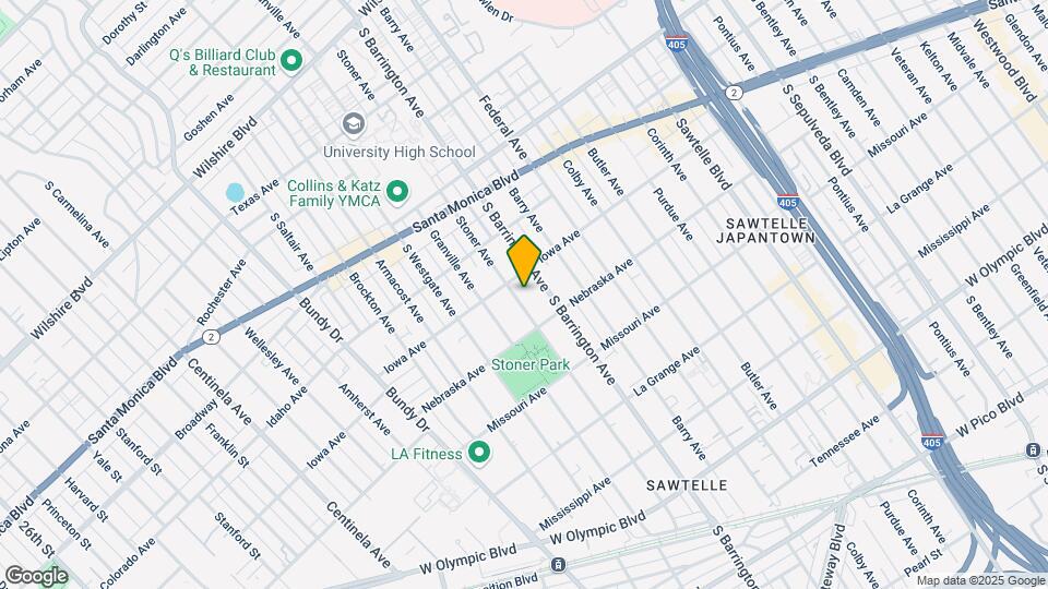 1718 Stoner Ave Mapa y Detalles de la Ubicación