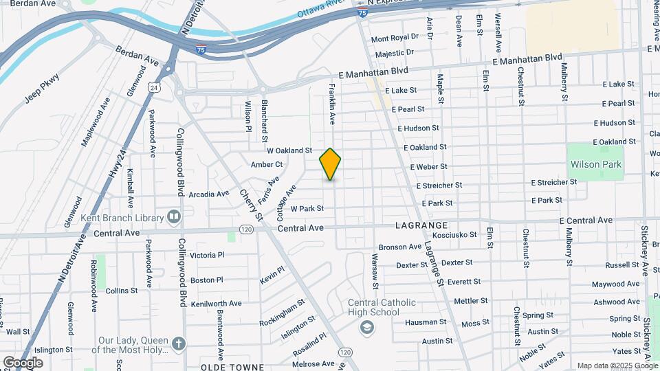 3201 Franklin Ave Map and Location Details