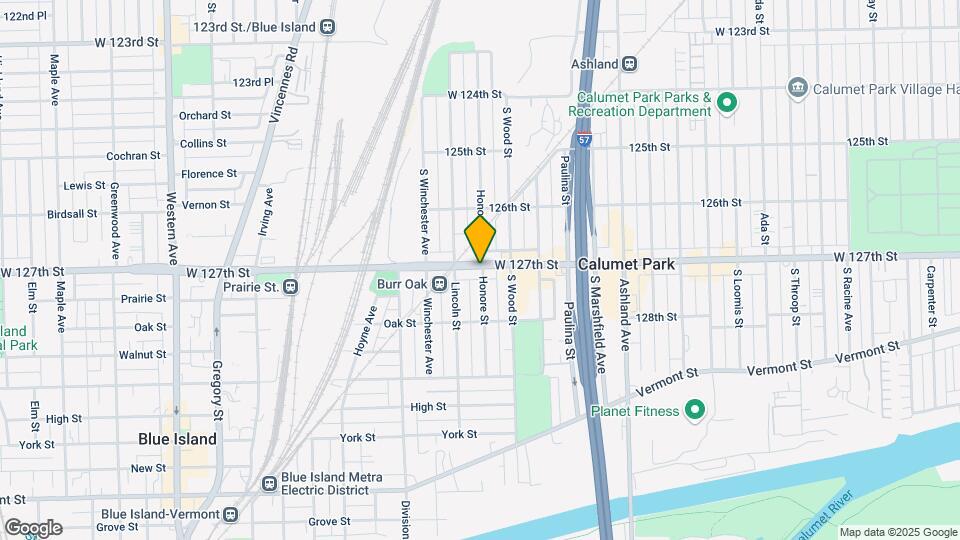 1833 Burr Oak Avenue Map and Location Details