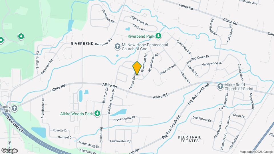 3594 Rockledge Dr Map and Location Details