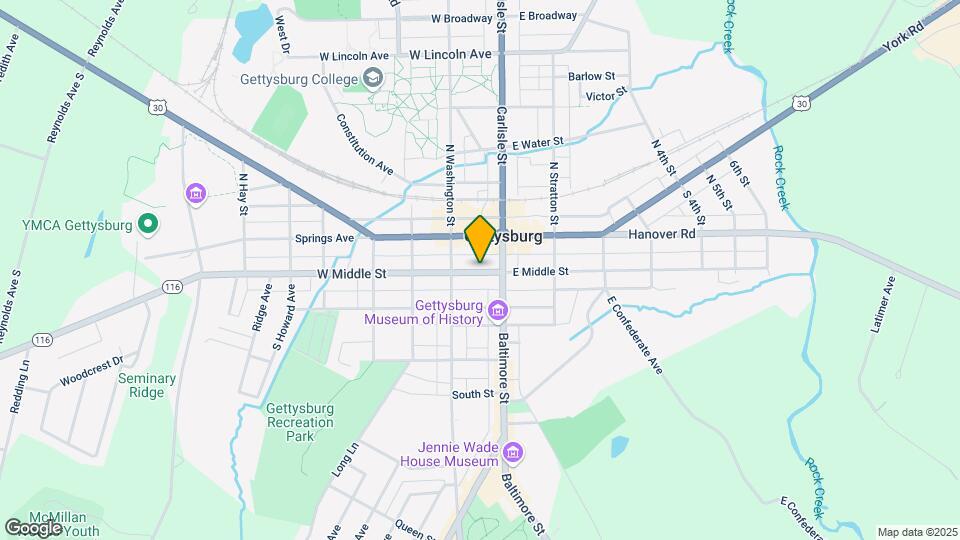 33 W Middle St, Unit 203 Map and Location Details