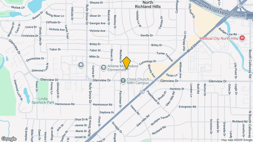4121 Vance Rd Map and Location Details