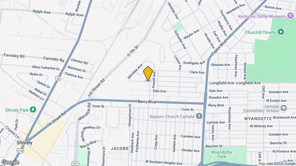 1608 Longfield Ave Map and Location Details