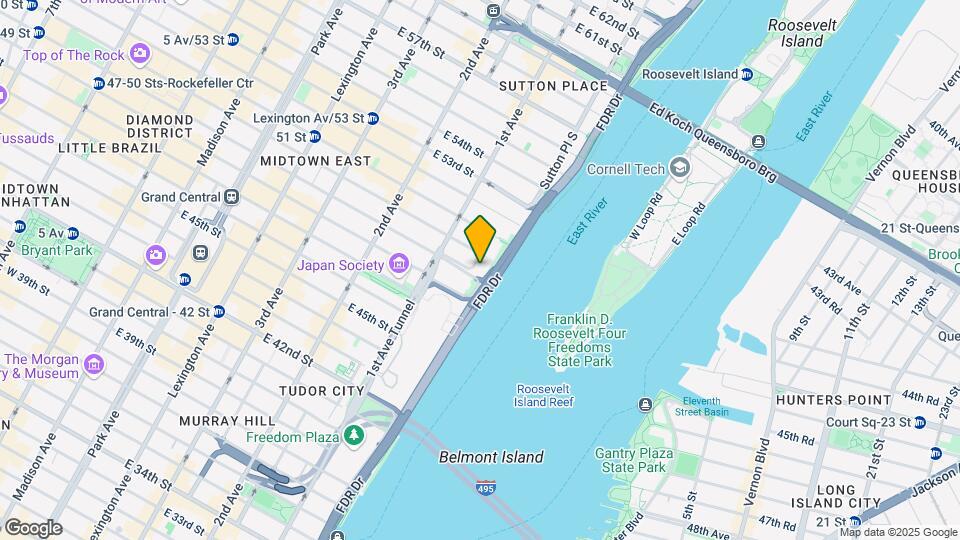 1 Beekman Place Mapa y Detalles de la Ubicación