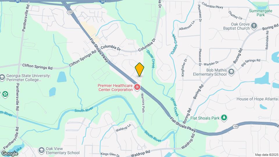 3266 Cedar Crest Way Map and Location Details