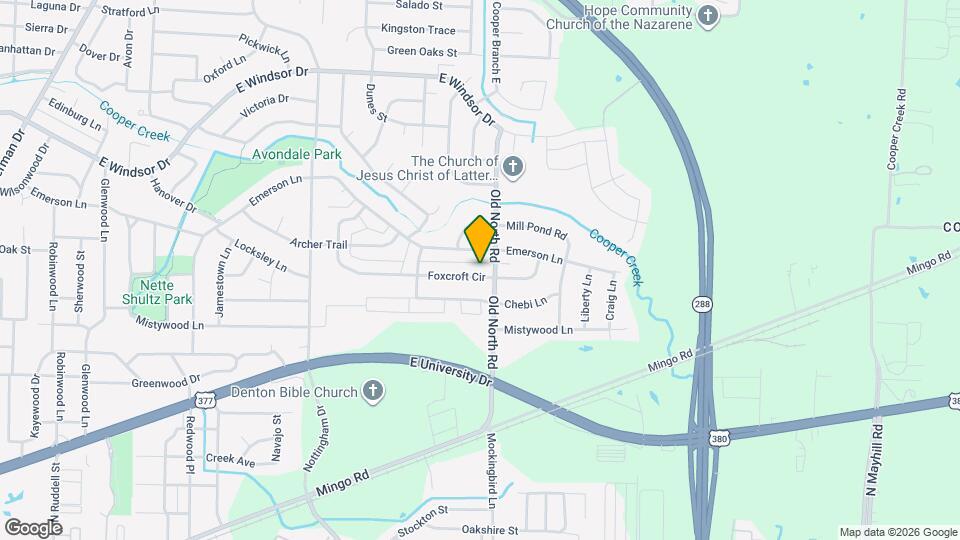 2603 Foxcroft Cir Map and Location Details