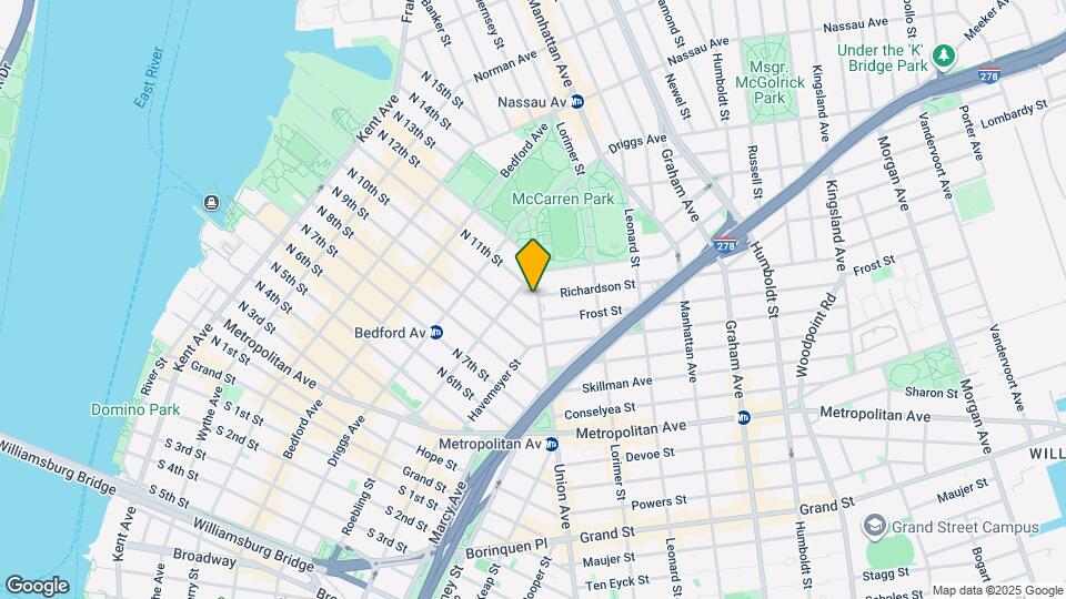 589 Union Ave Mapa y Detalles de la Ubicación