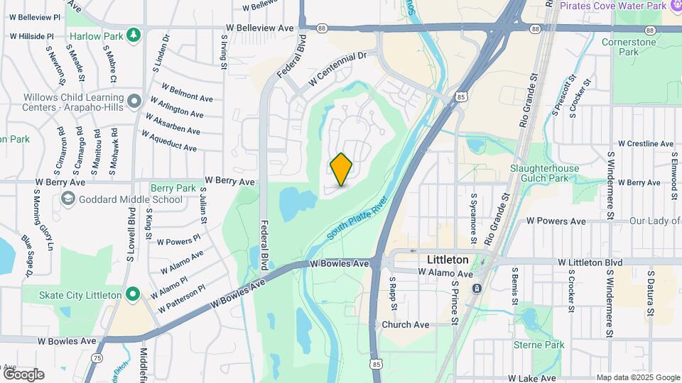 2943 W Riverwalk Cir Map and Location Details
