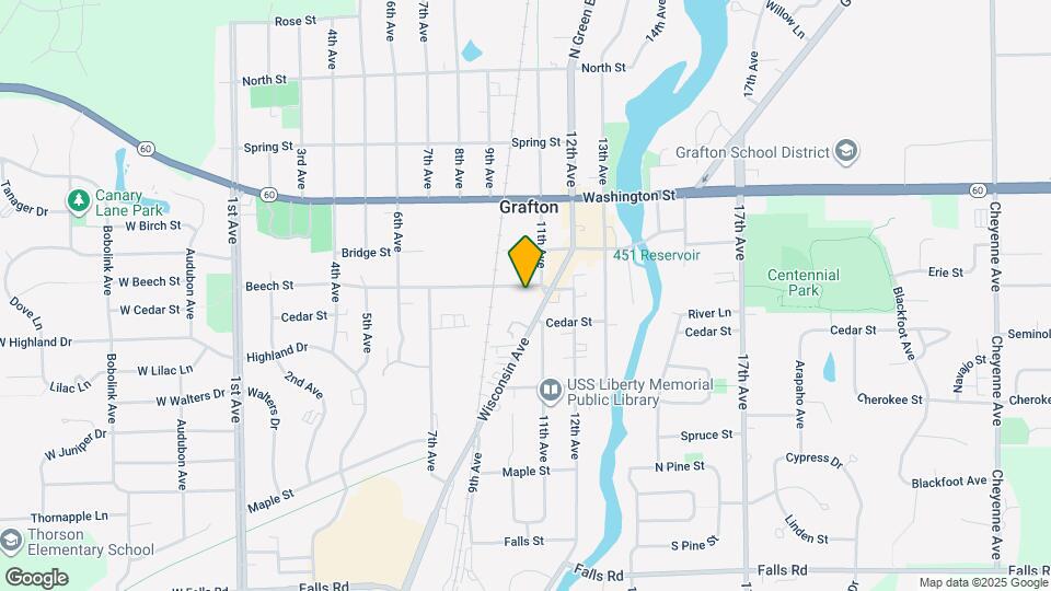 1505 Apartments + Townhomes Map and Location Details