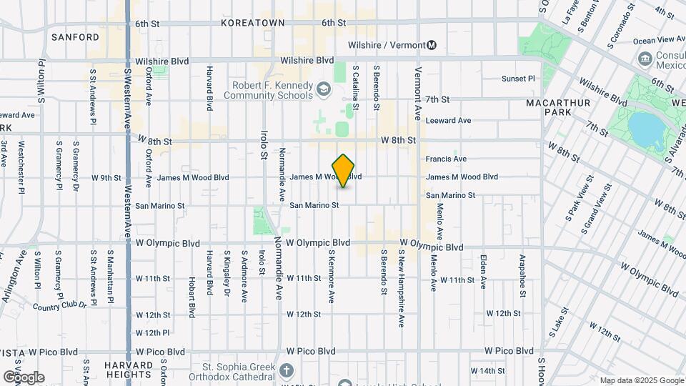 920 S Kenmore Ave Mapa y Detalles de la Ubicación