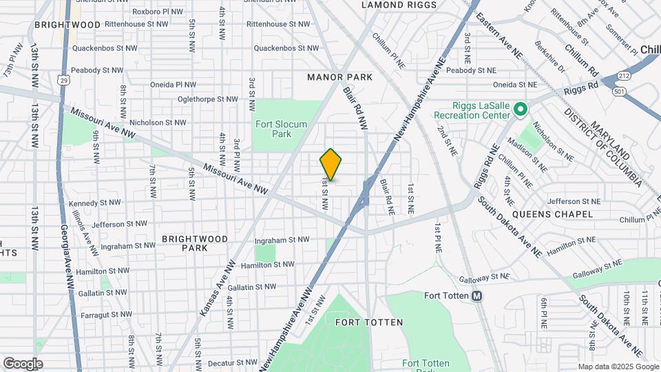 5509 1st St NW Map and Location Details