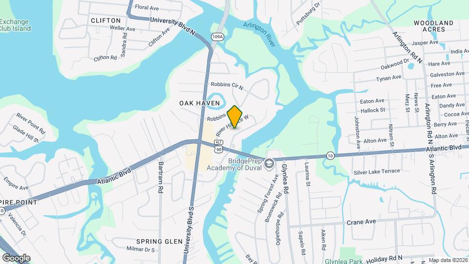 1356 River Hills Cir E Map and Location Details