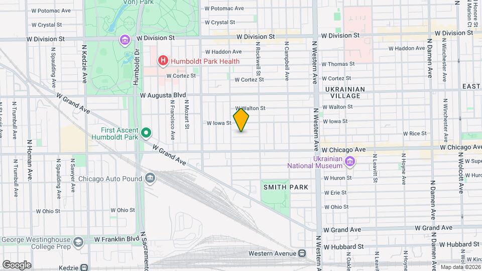 2638 W Rice St Map and Location Details