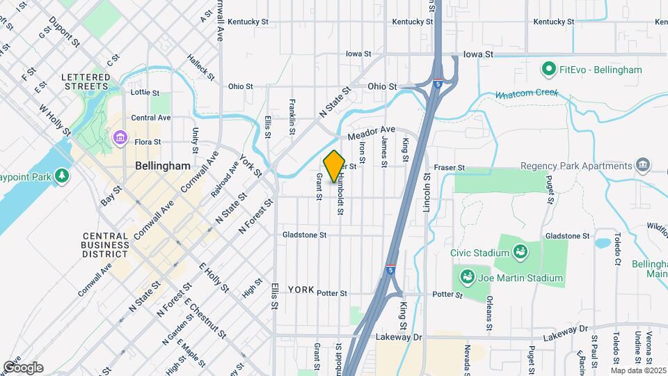1609 Humboldt St Map and Location Details