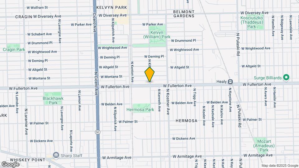 2402 N Kilbourn Ave Mapa y Detalles de la Ubicación