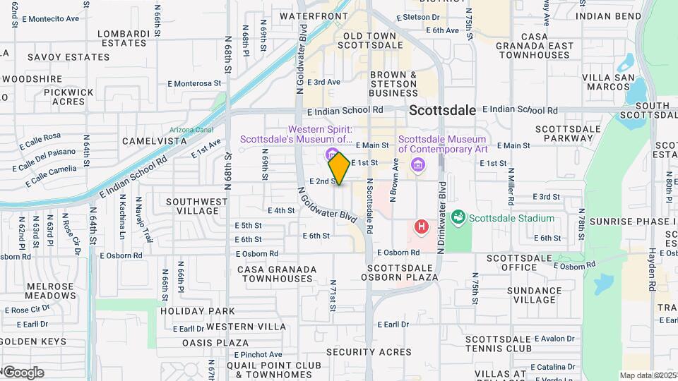 3707 N Marshall Way Map and Location Details