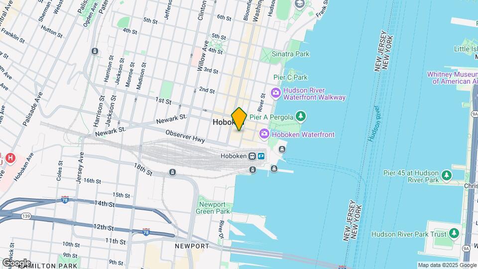 72 Hudson St Mapa y Detalles de la Ubicación