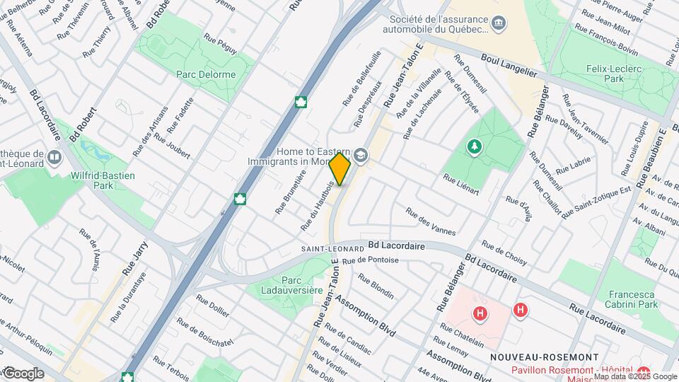 5831-5837 Jean-Talon Rue E Map and Location Details