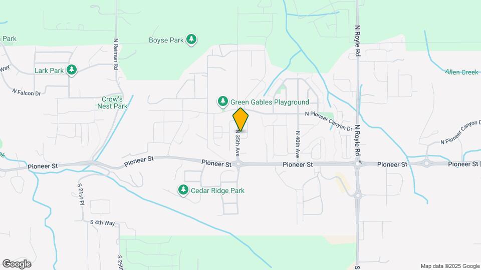 251 N Green Gables Loop Map and Location Details