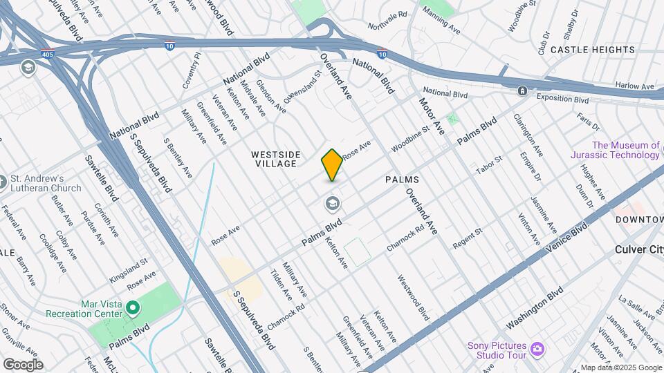 10829 Woodbine St Map and Location Details