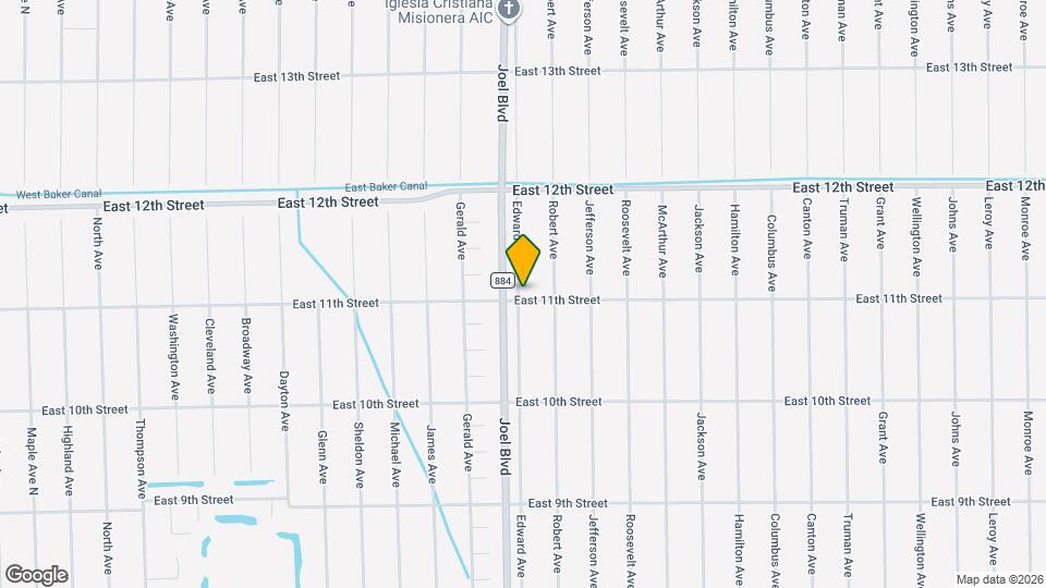 2401 East 11th Street Map and Location Details