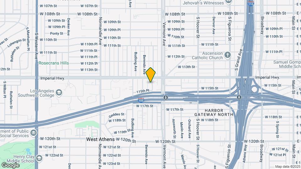 11419-11421 S New Hampshire Ave Map and Location Details