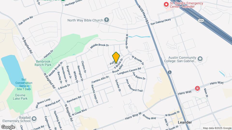405 S Brook Dr Map and Location Details