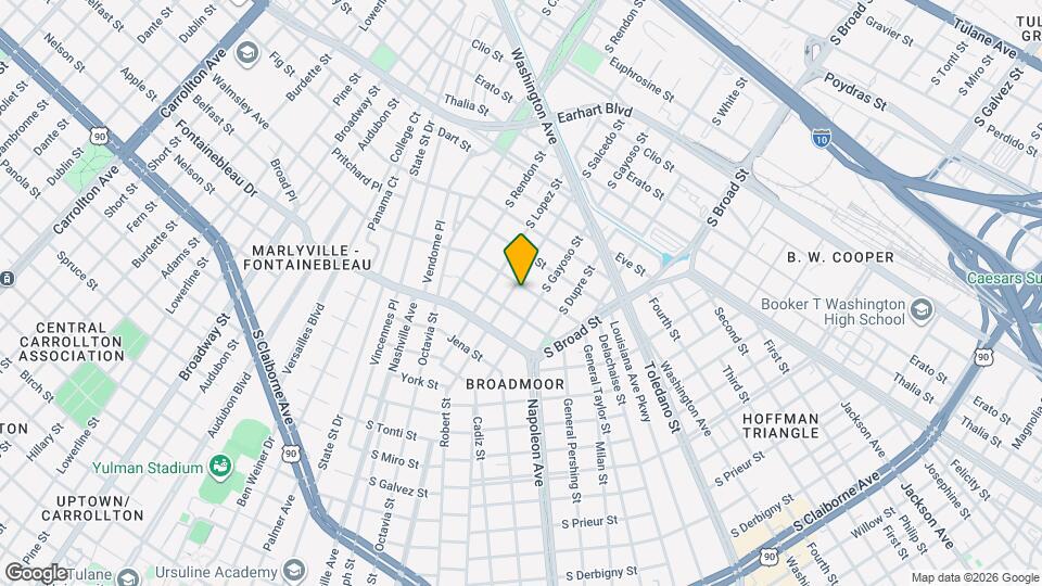 4224 Walmsley Ave, Unit Apt B Map and Location Details