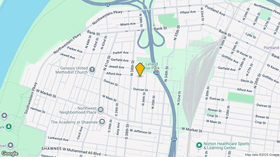 219 N 37th St Map and Location Details