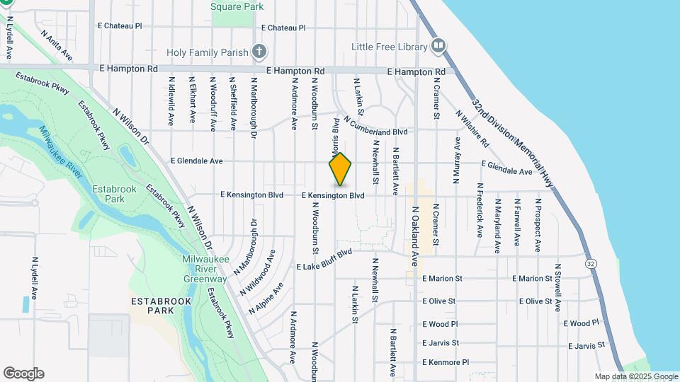 1500 E Kensington Blvd Map and Location Details