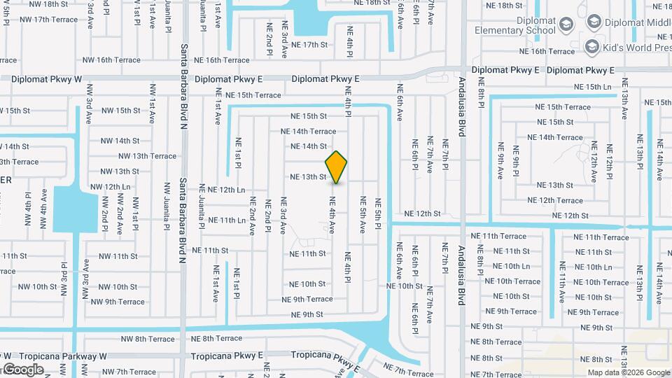 1221 NE 4th Ave Mapa y Detalles de la Ubicación