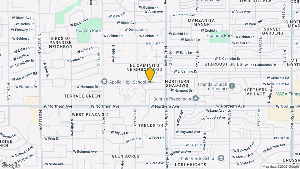 4409 W Griswold Rd Map and Location Details