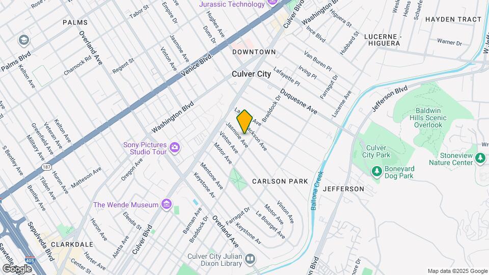 4166 Jasmine Ave Map and Location Details