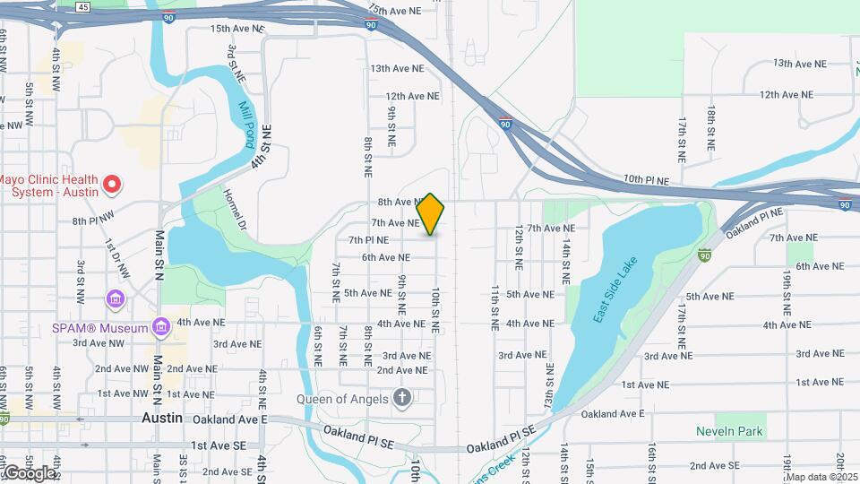 705 10th St NE Map and Location Details