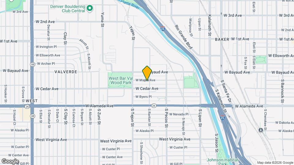 1510 W Maple Ave Mapa y Detalles de la Ubicación