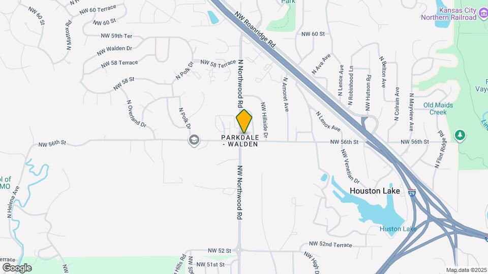 5601 N Northwood Rd Map and Location Details